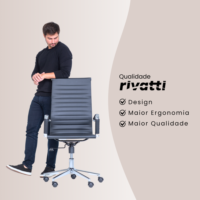 Cadeira de Escritório Alta Esteirinha