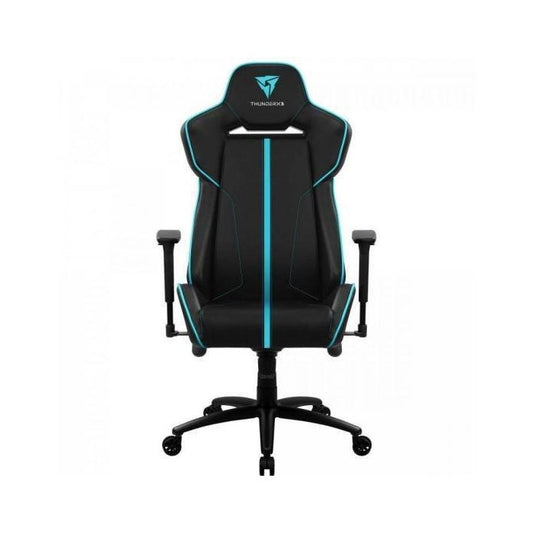Cadeira Gamer Larger 200kg Black Cyan