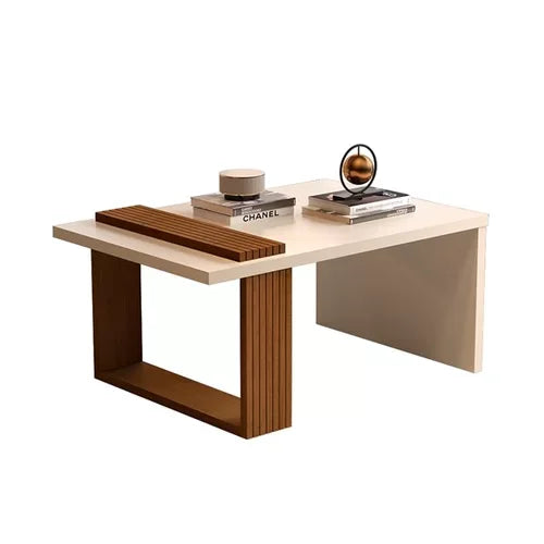 Mesa De Centro Sala JB 8020 Pérola com Caramelo